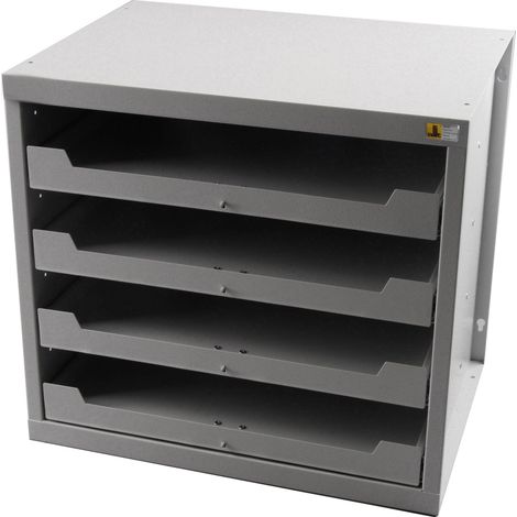 Allit 455805 Boîtier pour système de tiroirs EuroPlus Depot M (l x H x P) 380 x 465 x 505 mm gris 1 pc(s) (1/5)