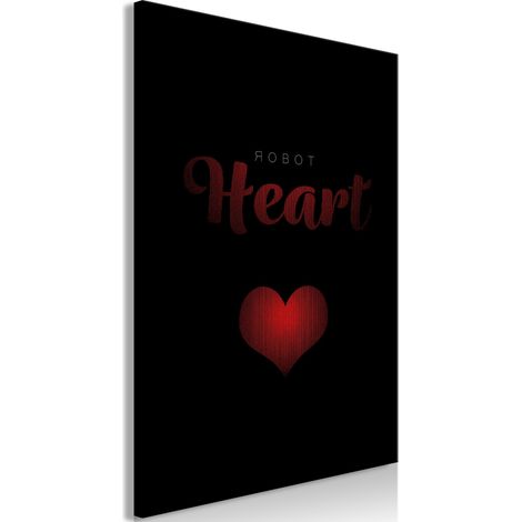 Quadro - Robot Heart (1 Part) Vertical - 80x120 (1/4)