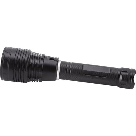 Lampe torche étanche P70 quad-core 10000LM, éclairage sous-marin portable pour plongée et photographie, étanche 100 mètres IPX8, aluminium léger, sans batterie (Q70 plongée) (1/5)