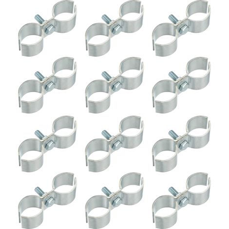 12pcs Attaches De Clôture À Chaînes 5/64" Attaches De Chenil (1/5)