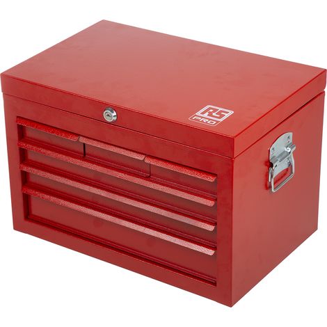 Coffret à outils RS PRO en Acier 6 tiroirs 530 x 340 x 350mm ( Prix pour 1 ) (1/4)