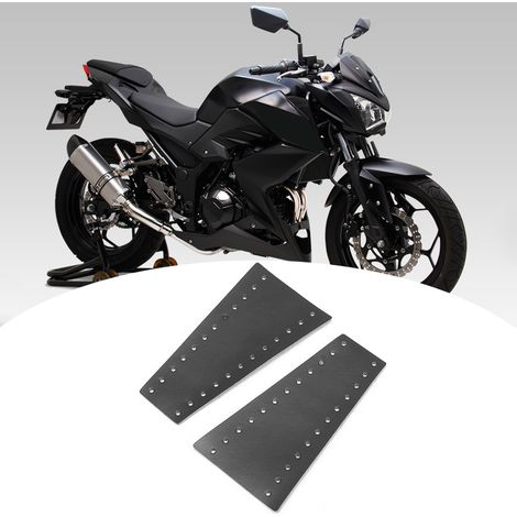 Lot de 2 couvre-leviers de frein et d'embrayage pour moto, en cuir microfibre, 15-18 mm / 0,59-0,71 po, noir (1/5)
