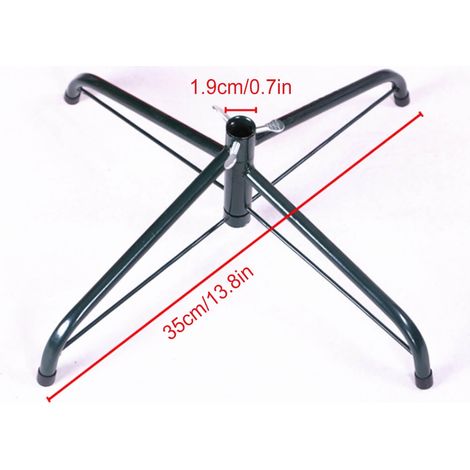 Support Pour Arbre De Noël - Support Métallique Pliable Pour Arbre Artificiel - Convient Pour Tige De 25,4 mm - Hauteur Maximale 180 cm - 1 Pièce (1/5)