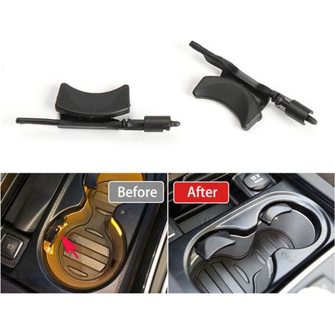 Suitable for Mercedes-Benz ML, GL, GLE, GLS, W166, W292, X166 center console cup holder mounting holes (1/4)