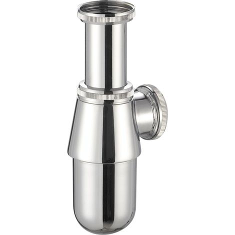 siphon de lavabo - laiton chromé - 33 x 42 - alterna a181-a (1/2)