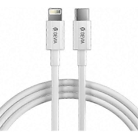 DEVIA Smart Series 2 m USB-C auf Lightning Schnellladekabel, TPE-Kabel für Daten und Synchronisierung, robustes Kabel für iPhone, 20-W-PD-Ladegerät, flexibles Kabel (1/5)