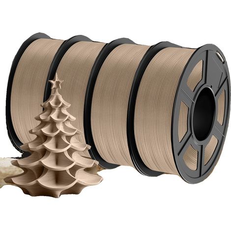 Filamento 3D, textura de madera, calidad de impresión mejorada, tracción a las cuatro ruedas. (1/2)