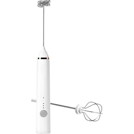 Mousseur à lait électrique - Fouet électrique - Mousseur à lait rechargeable USB - Mini mixeur sans fil - Mousseur à café (1/4)