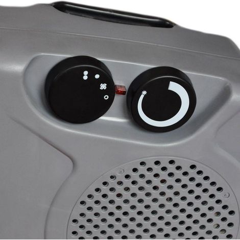 Eldom - Calefactor/termoventilador hl8 Color Gris, Potencia 2000w (1/4)