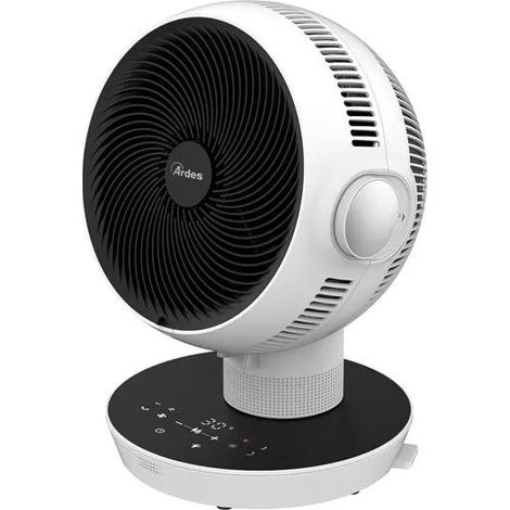 Calefactor ventilador ardes 1800 W negro blanco compacto ligero