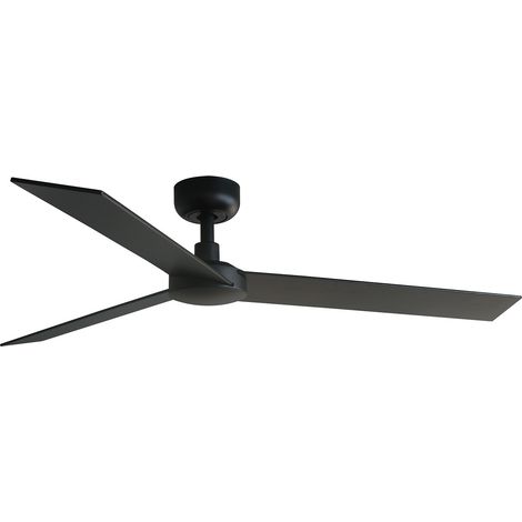 RUDDER L Ventilador negro/nogal