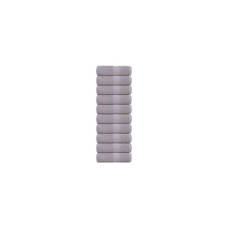 Servilletas de invitados FROGN, juego de 10. Gris, 30 x 50 cm, 360 g/m². - Crezuo (1/4)