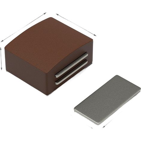 Magnetic cupboard latch without drilling for cupboard doors White (1/5)