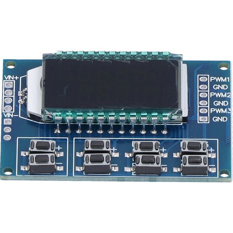 Générateur de Signal PWM 3 Canaux, Module à Fréquence et Cycle de Travail Réglable pour Ondes Carrées (1/5)