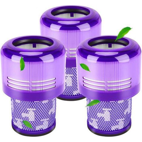 Filtre HEPA - Pour Aspirateur Sans Sac Dyson V11 V15 SV14 SV17 SV22 - Réutilisable - 3 Pièces (1/4)