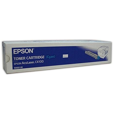 Epson Cartouche de Toner AcuLaser C4100 / 4100PS / 4100T, cyan, C13S050146, 8000p (C13S050146)