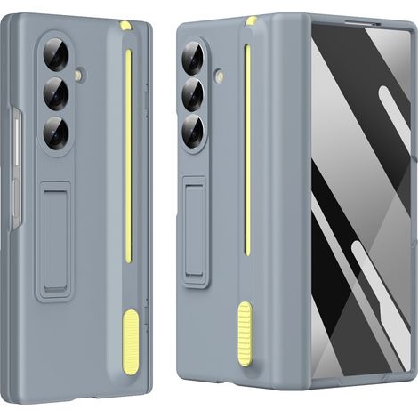 Custodia in vetro e stilo per Samsung Galaxy Z Fold 8 Ultra, grigia (1/5)