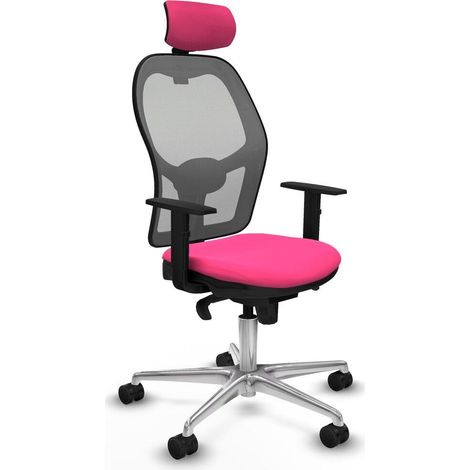 Piqueras-y-crespo Jorquera Chaise de bureau rose ergonomique (1/3)