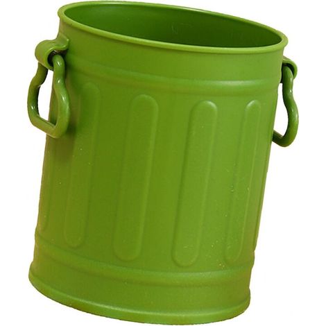 Pot à crayons en plastique de grande capacité, joli récipient de rangement pour crayons pour la maison, l'école et le bureau, vert (1/3)