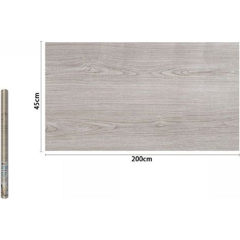 Trade Shop - Rotolo Pellicola Adesiva Effetto Legno 45 Cm X 2 Mt Mobili Cassetti Casa 71232 -