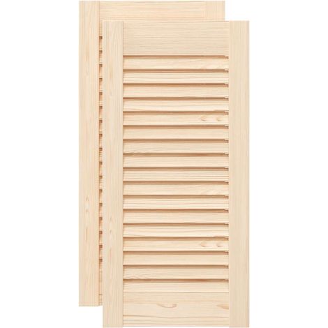 Maison Exclusive - Ante con Design a Lamelle 2 pz 61,5x29,5 cm in Legno di Pino