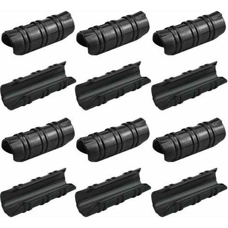 100 Pcs Serre Clips 25mm Clips Serre de Jardin Résistance aux Températures Elevées Fixation Bache Serre Durable Facile a Utiliser pour Fixation Serre Bannière Tuyau Jardin Films - Noi (1/4)