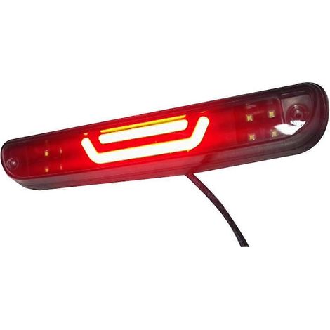 Troisième feu stop à LED noir pour Ford F-250 SD, F-350 SD, F-450 SD et F-550 SD (1999-2016) et Ford Ranger (1993-2011) - 12 V (1/5)