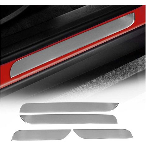 Couverture de Seuil de porte pour Citroen C3 HB 2002-2009 acier inox chromé 4Pcs (1/5)