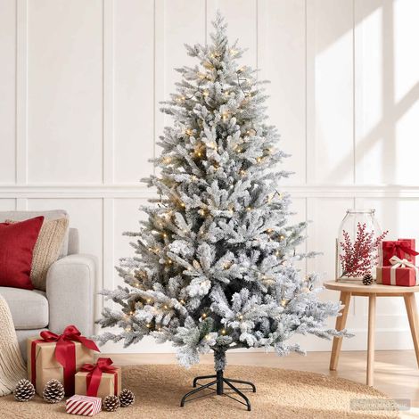 vidaXL Árbol de Navidad artificial con ramas articuladas 150 cm (1/5)