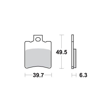 Pastillas de freno SBS KH193 Street Standard Cerámica Negra