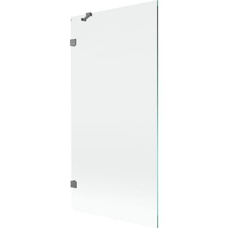 Mexen Lunar paroi de baignoire 1 volet 90 x 150 cm, transparent, gun metal - 897-090-000-95-00 (1/5)