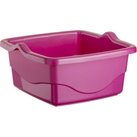 BACINELLA QUADRATA MOPLEN DA 40 CM LITRI 16 COLORI ASSORTITI SPA SET 5 PEZZI - BAMA