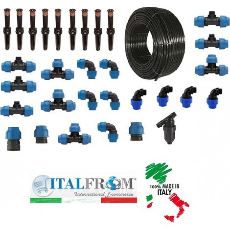 .Kit Irrigazione Italfrom per Microirrigazione Interrata fino a 100 Mq