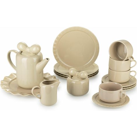 Juego de café Sofia Beige 12 piezas (1/5)