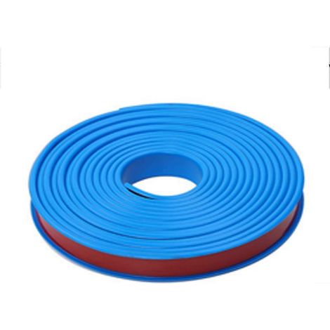 Bande de chant en forme de U pour meubles, 5 m x 18 mm, ruban adhésif flexible en TPE pour bois, bleu. (1/5)