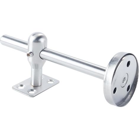 Support de rampe réglable en acier inoxydable argenté pour une installation flexible et diverses applications (1/5)
