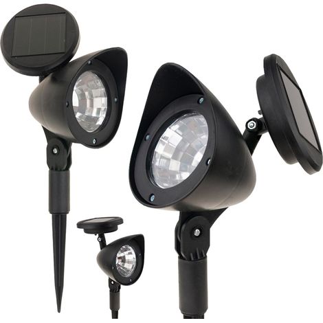 SOL0663 Solar-Gartenlampe LED-Richtstrahler mit Sensor
