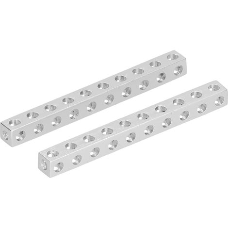Profilé en L en aluminium extrudé, léger, résistant et anticorrosion, profil carré 3106-0010-0080 (1/5)