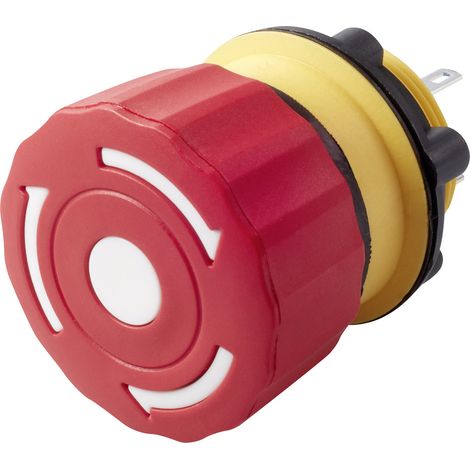 TRU COMPONENTS TC-LAS1-A22Y-01TSB Not-Aus-Schalter  250 V/AC 3 A 1 Öffner IP65 1 St.