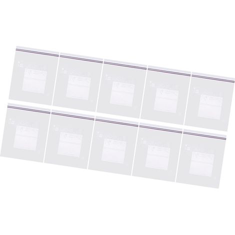 Sacs de congélation pour aliments, grande capacité, double fermeture éclair, ouverture et fermeture faciles, réutilisables, épais, pour sandwichs et collations. (1/5)