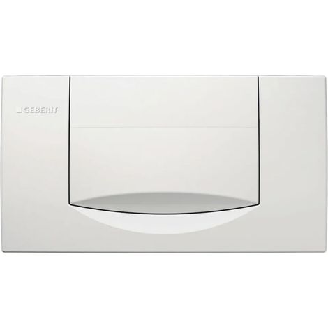 Geberit Twinline - Pulsador de descarga 200F, blanco alpino 115.222.11.1 (1/4)
