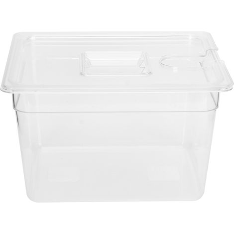 Zusammenfaltbarer 11,71-Liter-Vakuumbehälter mit Deckel für Präzisions-Zirkulationsgarer zum Sous-vide-Garen (1/5)