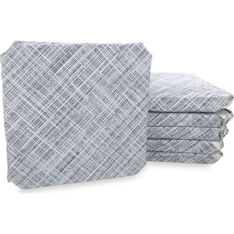 COPRISEDIA con ALI tinta unita IN TESSUTO Jacquard MODERN Grigio