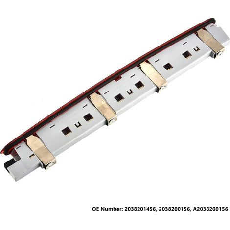 SNQ – Feu stop arrière à LED pour Benz Classe C W203 – Feu de freinage rouge – Amélioration visibilité et sécurité – Installation facile - A2038200156 (1/4)