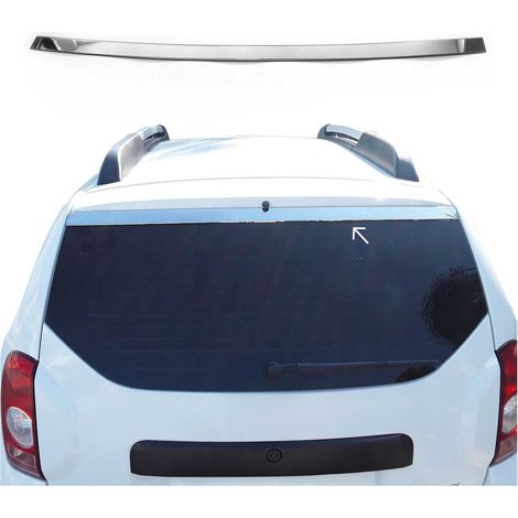 OMAC Garniture de Vitre Arrière Compatible avec Dacia Duster SUV 2010-2018 Acier INOX 4Pcs (1/5)