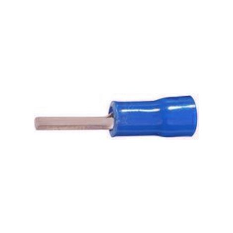 100 cosses fiches bleues pour conducteur de sections 1,5 à 2,5mm² s longues (B710LE)