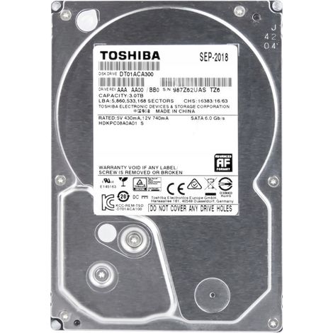 Disco duro Toshiba DT01ACA300 3000.00 SATA III 3.5" 3TB (1/5)