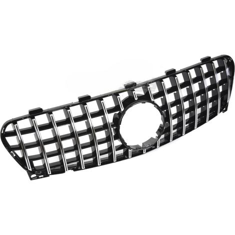 Grille calandre Mercedes GLA X156 de 2016 a 2019 Noir Chrome-42731556 (1/4)