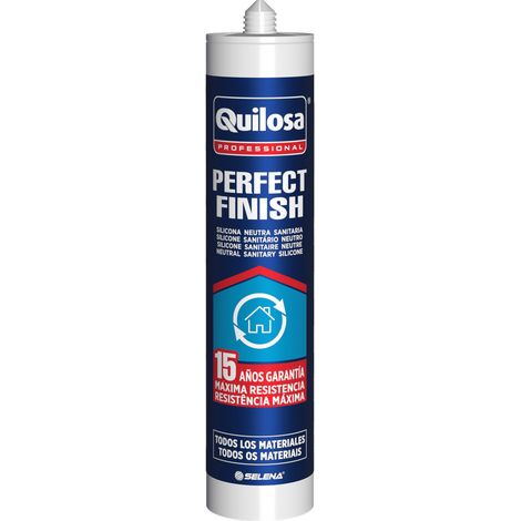 Quilosa silicone sanitario neutro 15 anni, 280 ml bianco