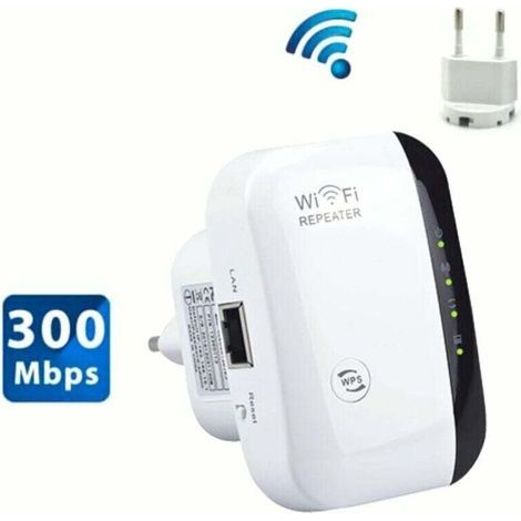 Répéteur WiFi 300 Mbps pour Amplifier la Couverture avec Mode Répéteur et Point d'Accès (1/4)